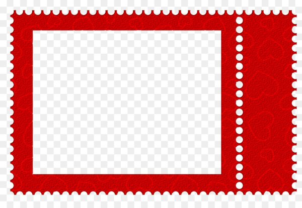 Контур почтовой марки