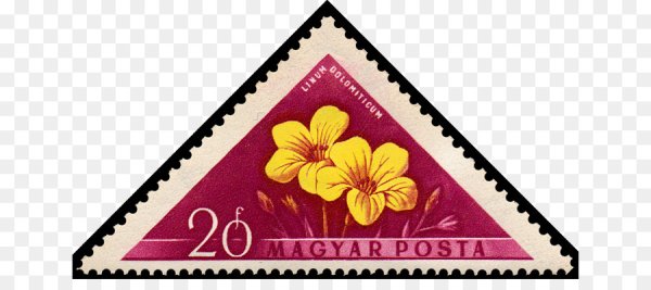 Марка на прозрачном фоне