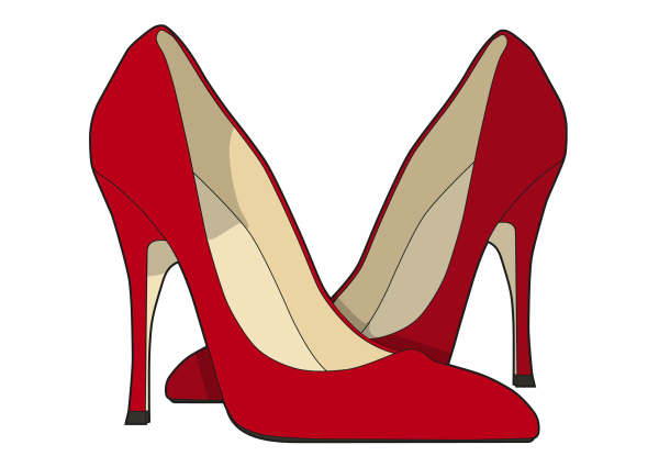 Туфелька мультяшная