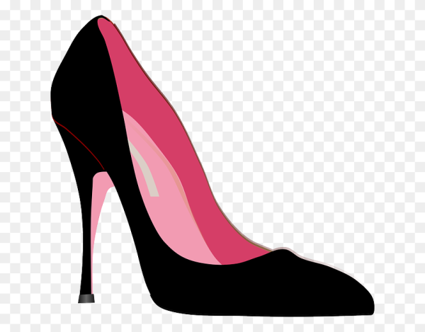 Туфли нарисованные без фона