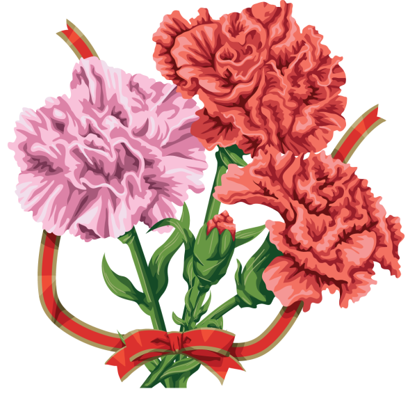 Гвоздики наклейки