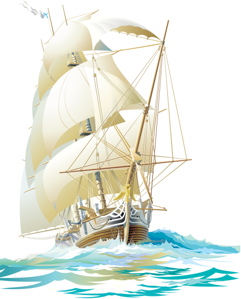 Векторный парусник