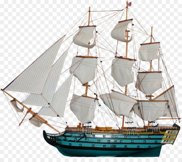 Корабль на белом фоне