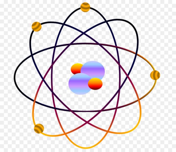 Атом на прозрачном фоне