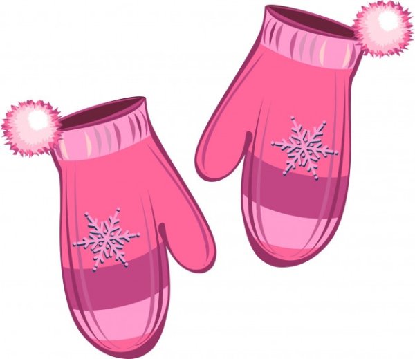 Варежка мультяшная