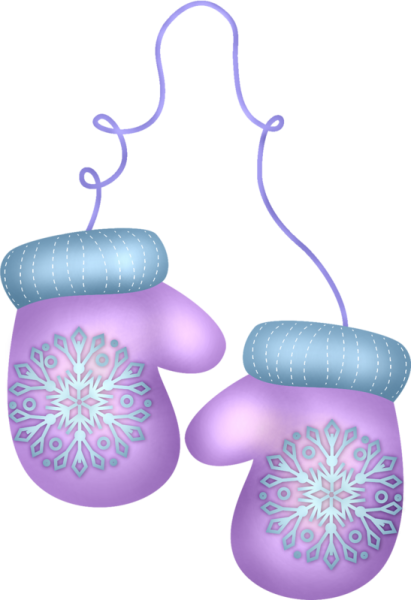 Рукавички на белом фоне