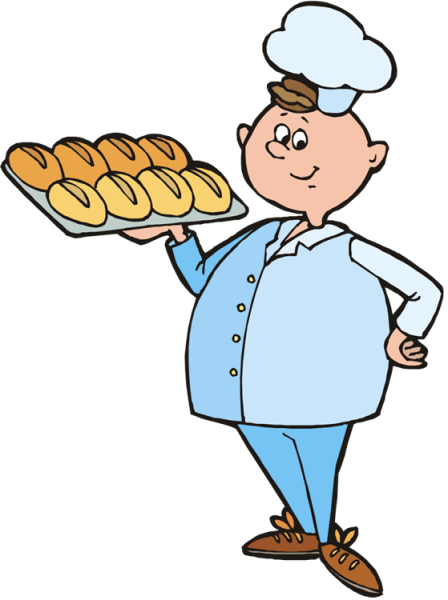 Пекарь иллюстрация