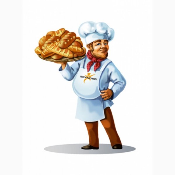 Пекарь мультяшный