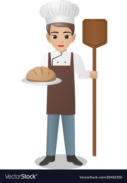 Пекарь иллюстрация