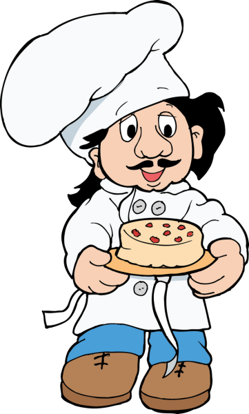 Пекарь мультяшный