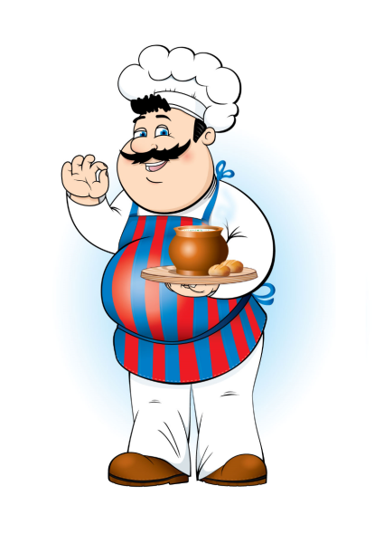 Пекарь мультяшный