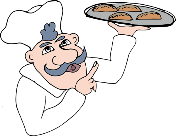 Булочник рисунок