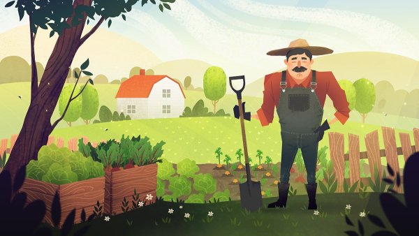 Фермер мультяшный