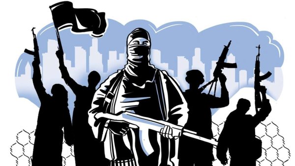 Силуэт террориста