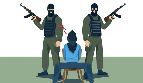 Заложники террористов арт