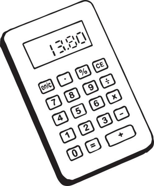 Калькулятор на прозрачном фоне