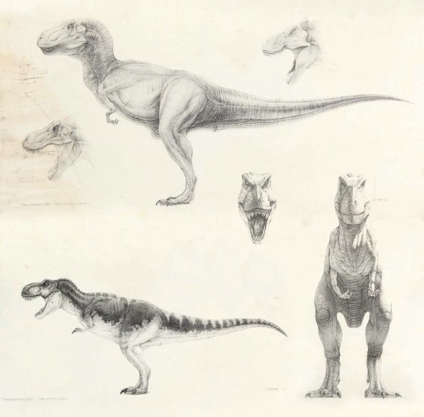 Анатомия динозавра Jurassic World