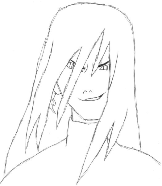 Раскраски Наруто Орочимару