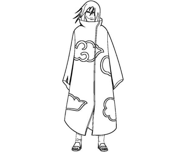 Раскраска Орочимару Акацуки