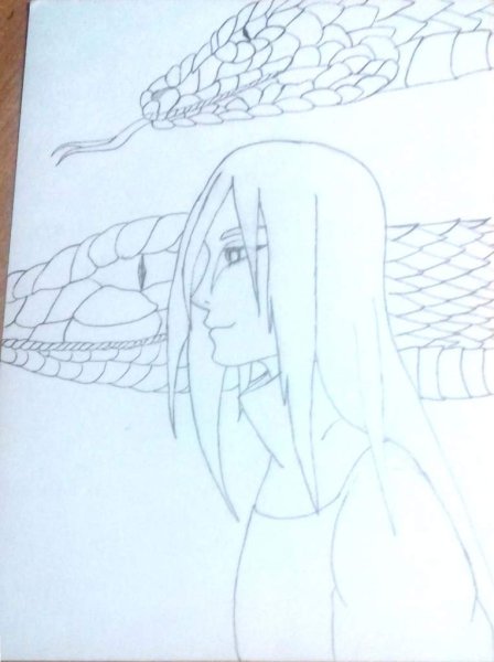 Раскраски Наруто Орочимару