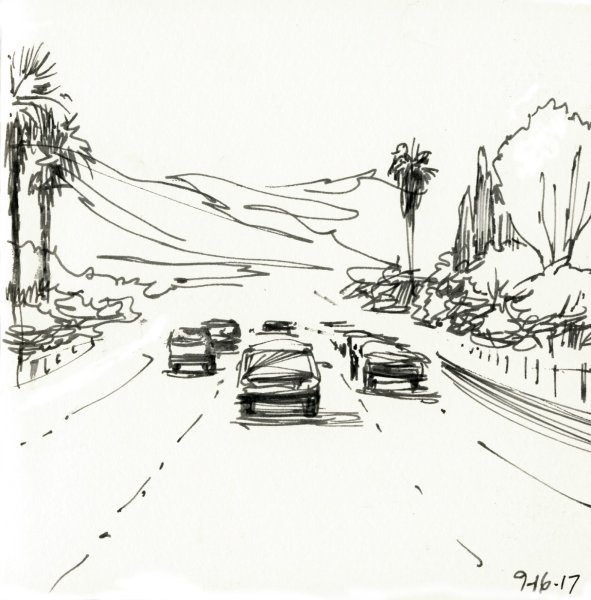 Дорога набросок