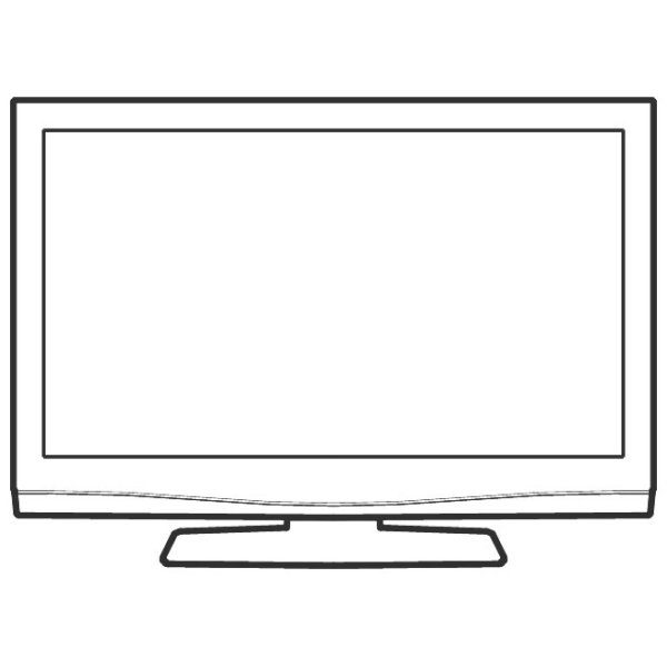 Раскраска телевизор
