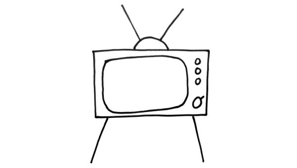 Рисование телевизор