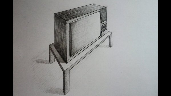 Раскраска телевизор