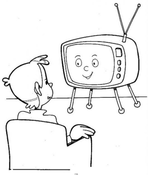 Нарисованный телевизор