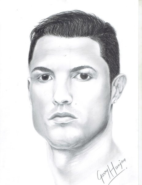 Роналдо рисунок