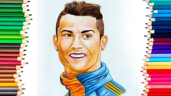 Геометрический портрет Криштиану Роналду