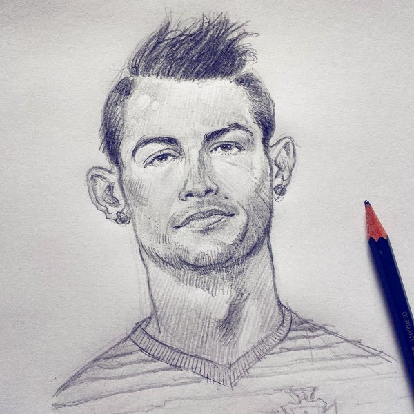 Роналду портрет