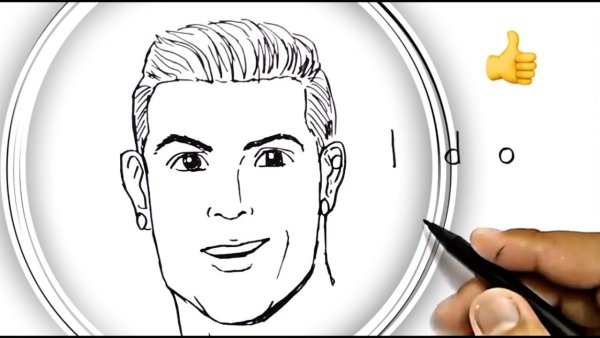 Лицо мужчины рисунок. Влада а. четыре