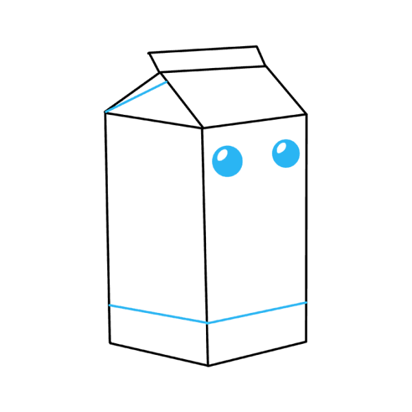 Эскиз упаковки молока