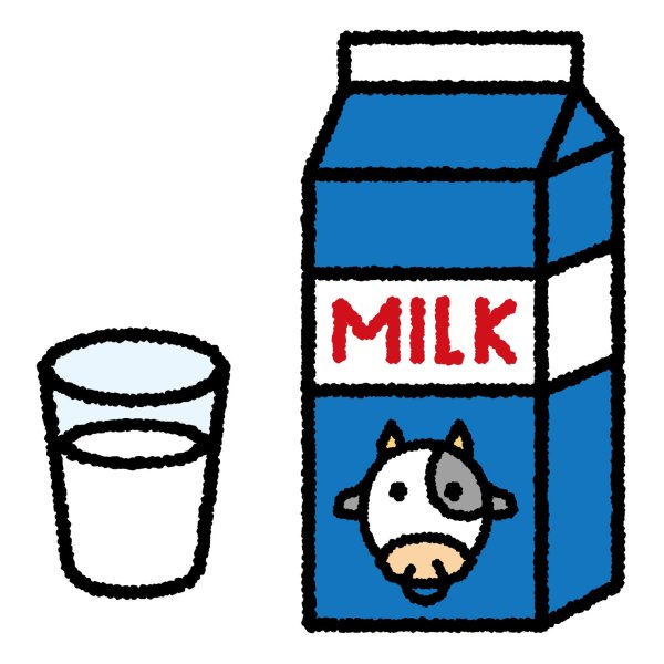 Молоко рисунок