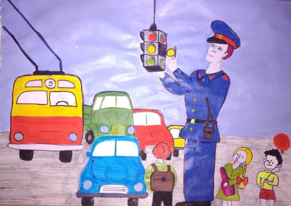 Полицейский дядя Степа рисунок