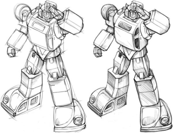 Трансформеры карандашом