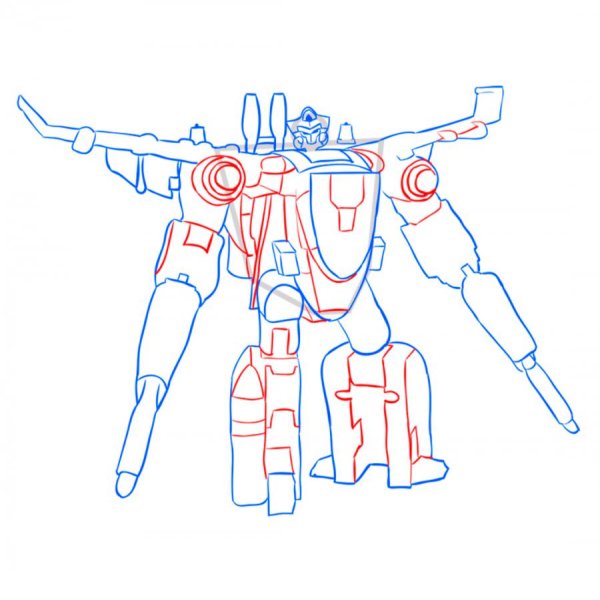 Раскраска трансформеры Джетфайр