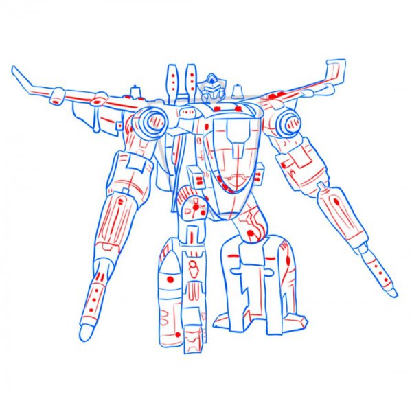 Джетфайер раскраска