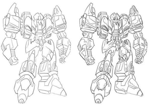 Трансформеры карандашом