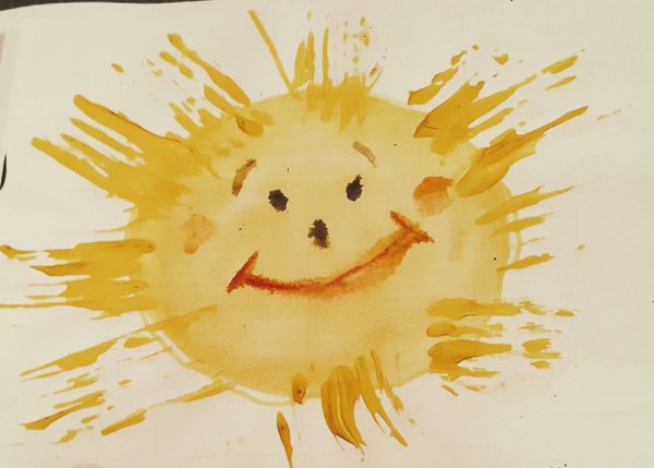 Рисование солнышко