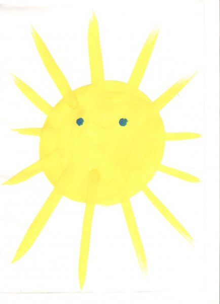 Солнышко рисунок