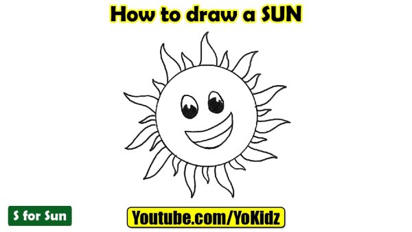 Дорисуй солнышку лучики