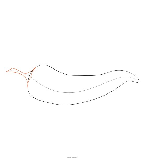 Перец карандашом