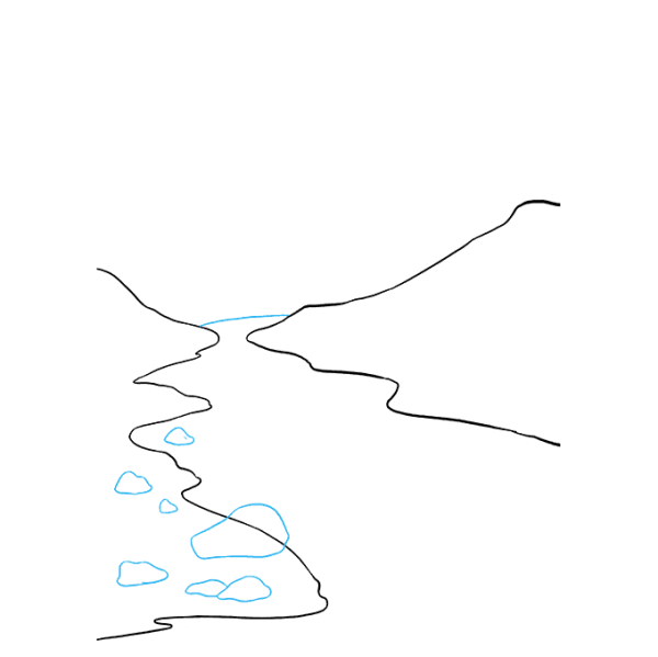 Нарисовать реку