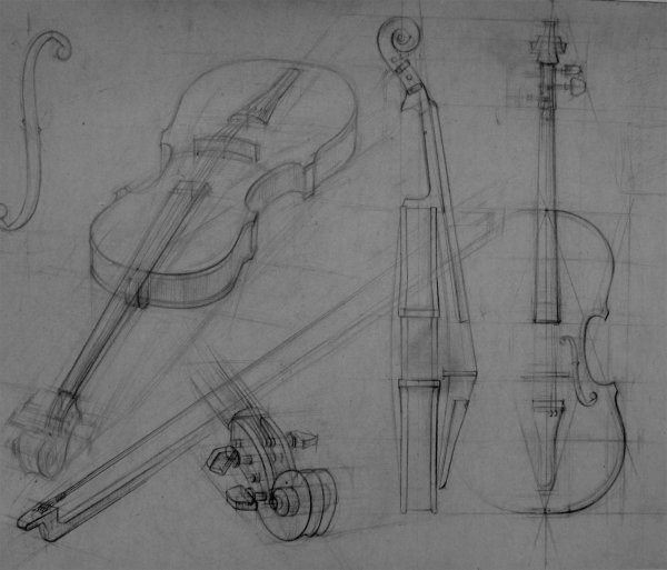 Построение скрипки