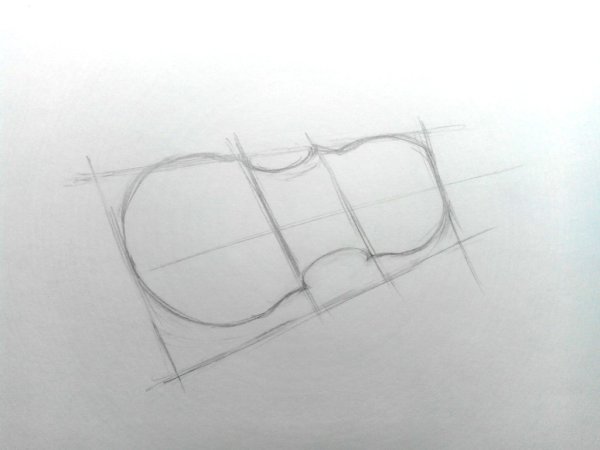 Нарисовать скрипку поэтапно