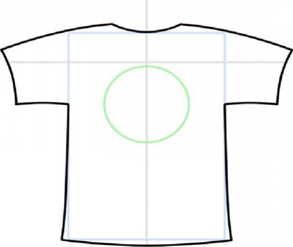 Рисовка футболки