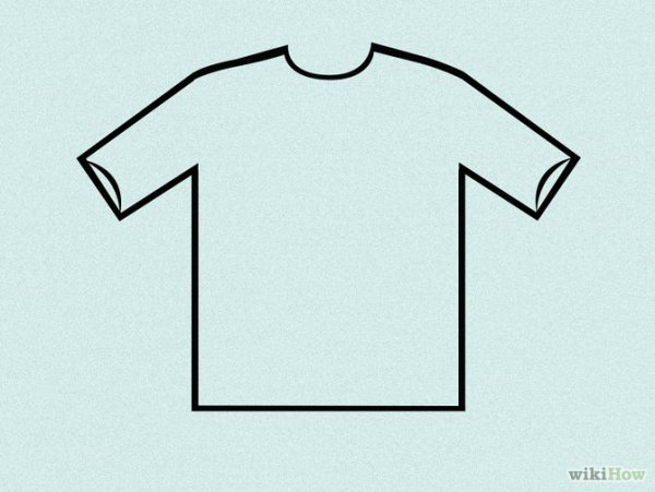 Эскиз майки без рукавов