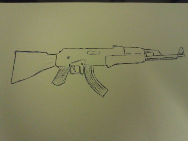 Автомат эскиз